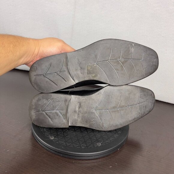 Bruno Magli Loafers Black Leather Mens Size 11 Made in Italy - Picture 9 of 9